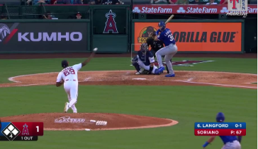 Angels Pitch Rangers