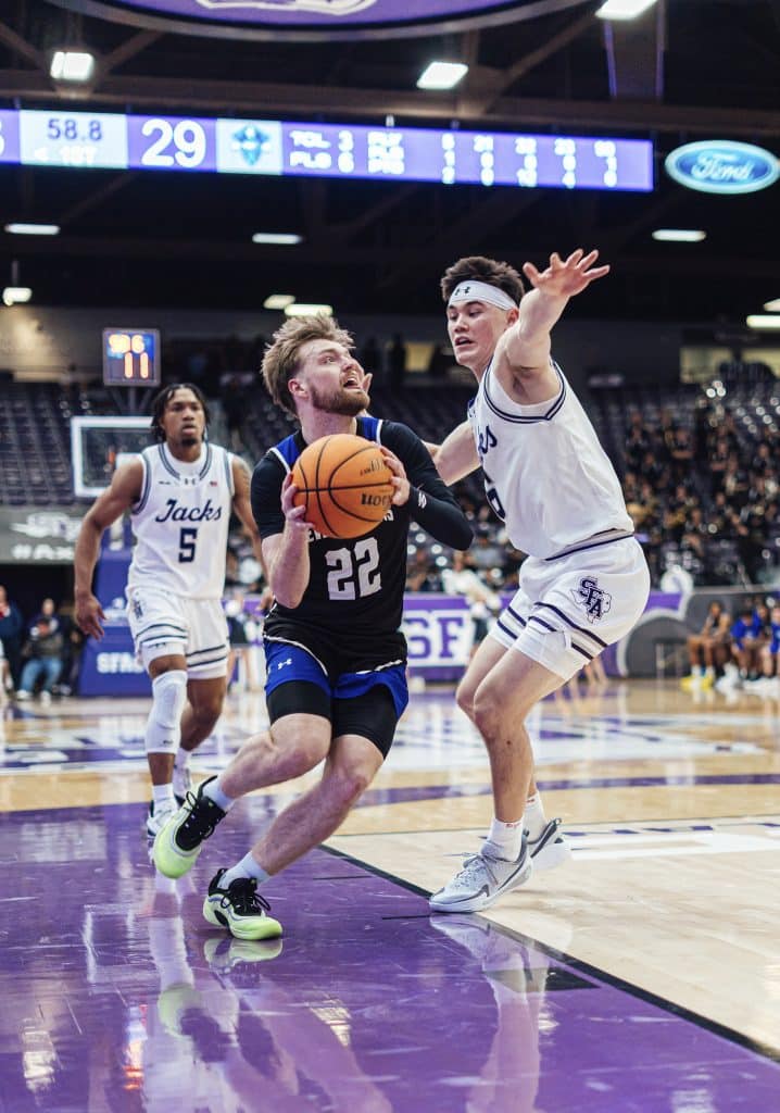 Coleton Benson at SFA Feb. 23 2026