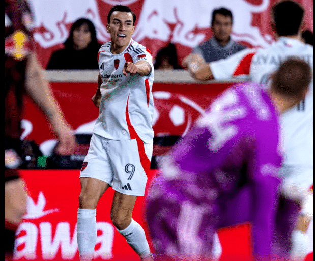 Petar MUSA MLS Soccer player celebrating a goal