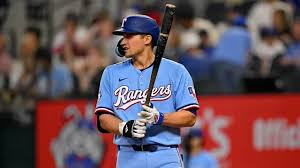 Corey Seager Baseball player in blue uniform