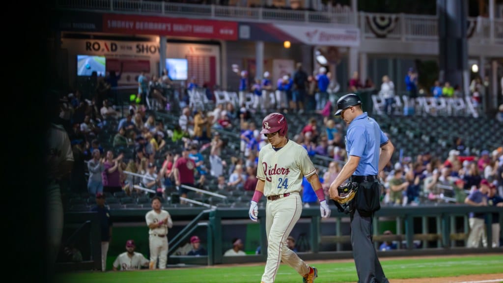 MiLB Baseball player walking off field