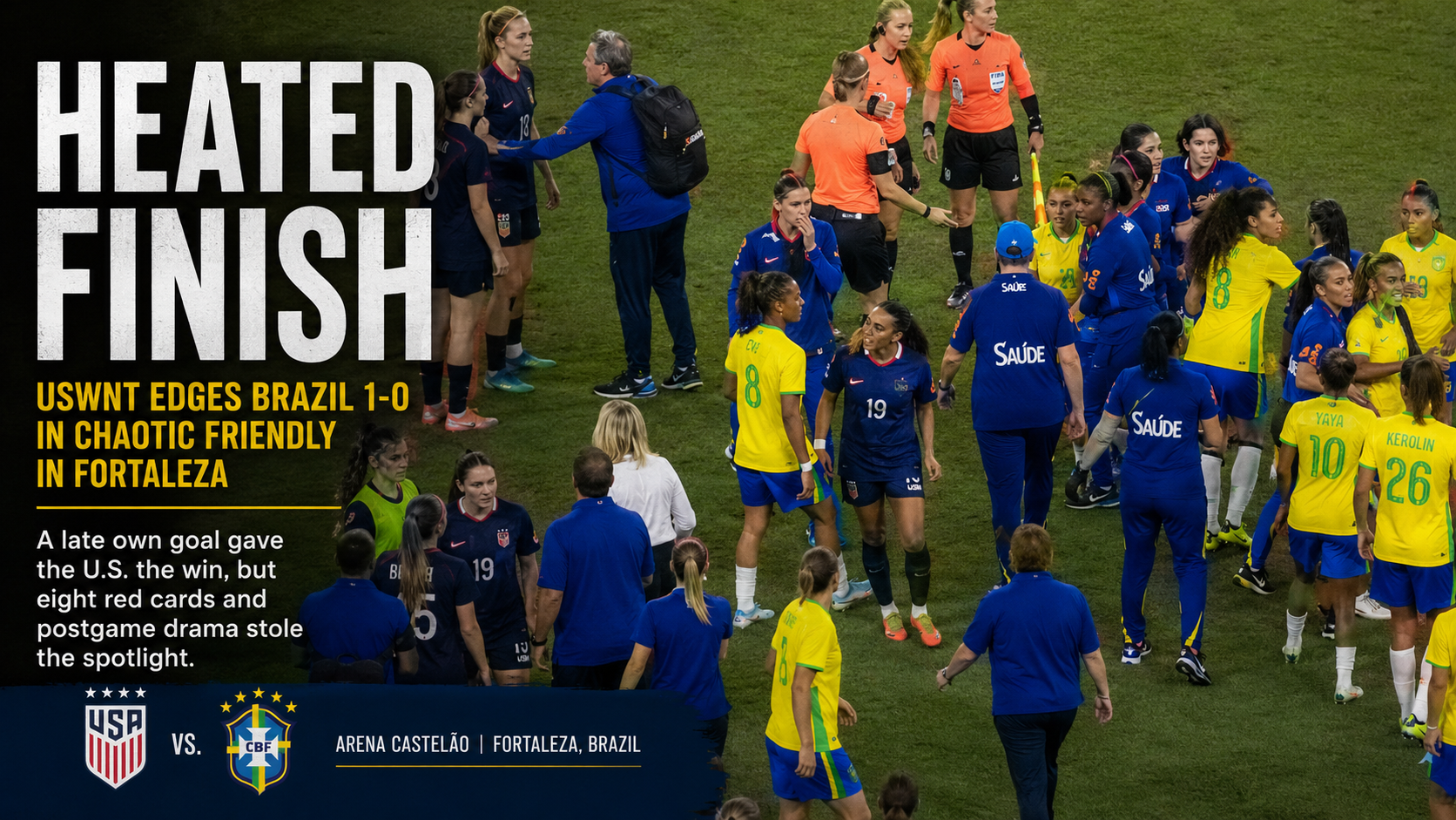 USWNT Edges Brazil