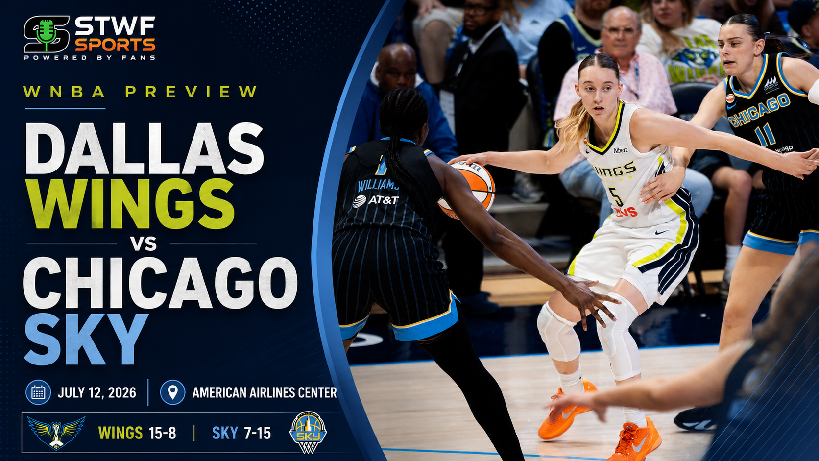 Game Preview Dallas Wings vs Chicago Sky feature