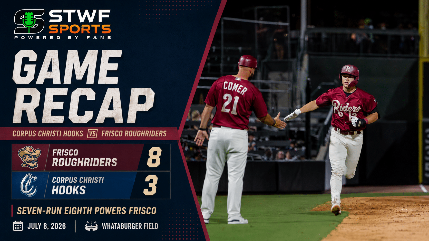 Hooks vs Riders Recap