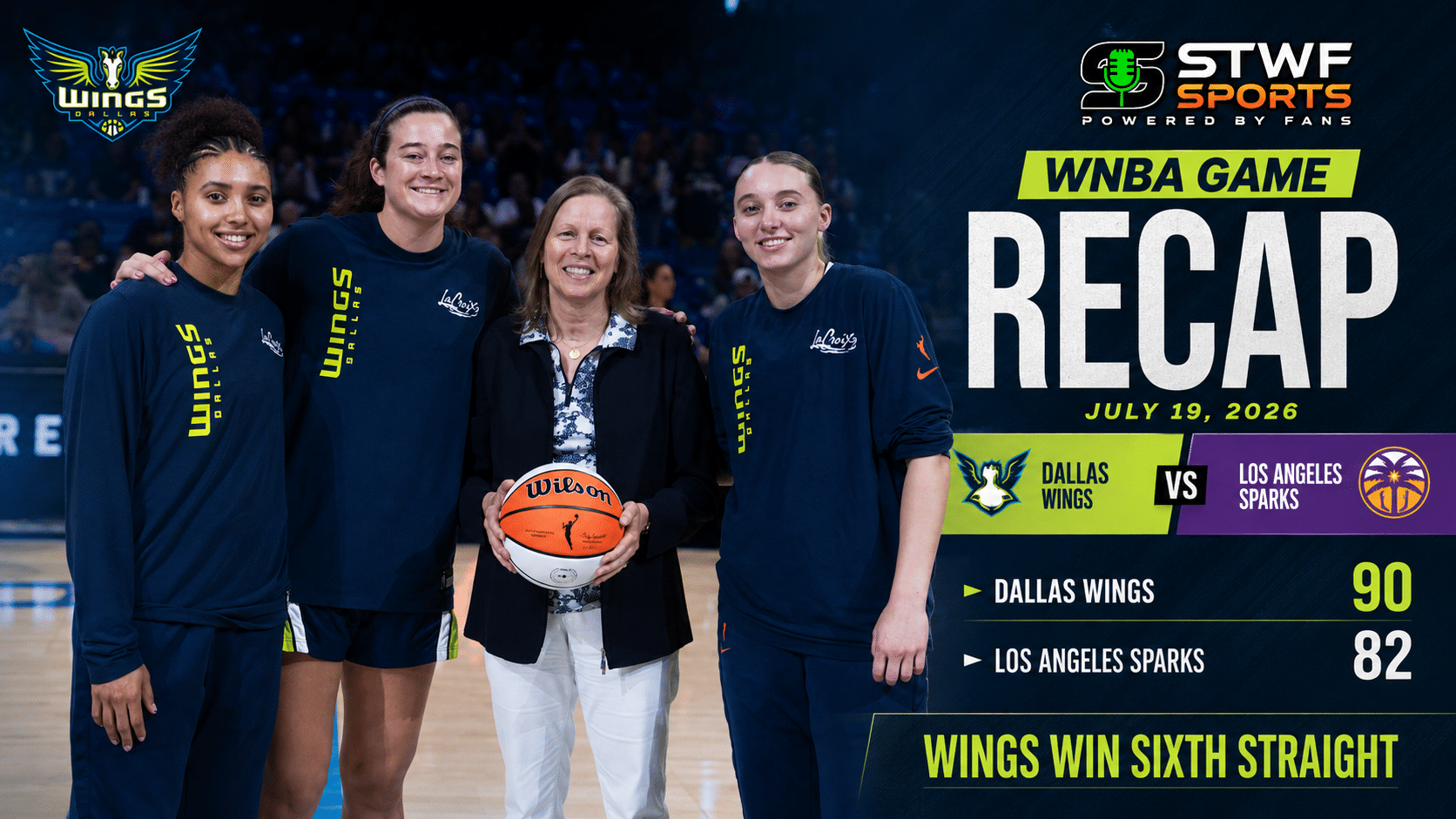 Wings vs Sparks Recap