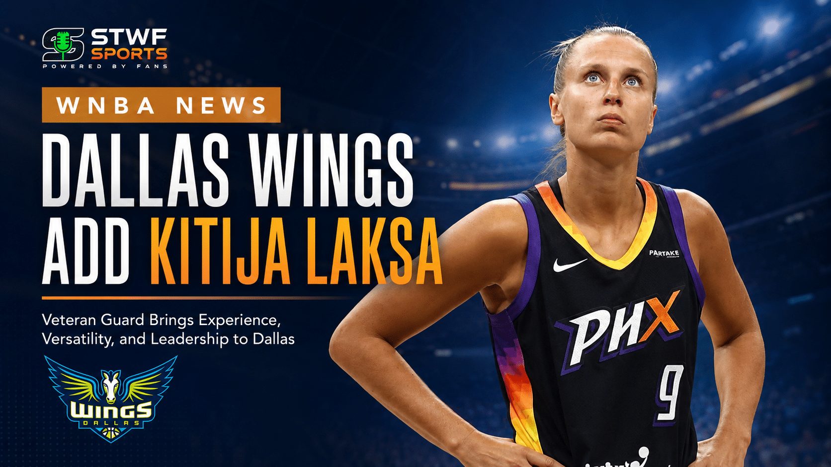 Kitija Laksa Sign with Dallas Wings