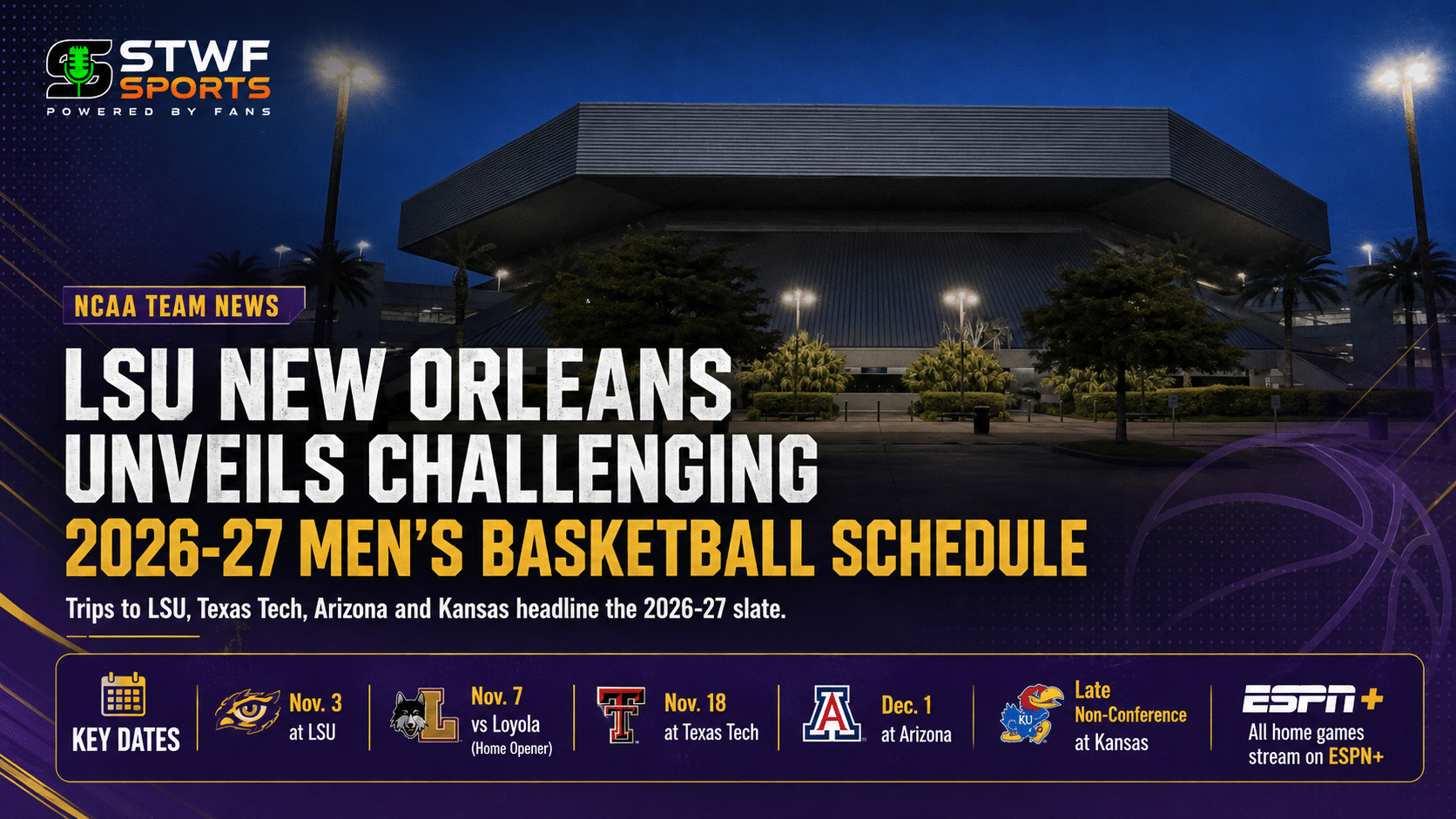 LSU Schedule 2026