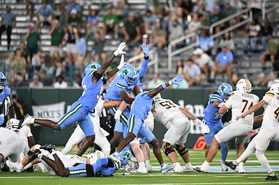 FBS Recap: Maurice Turner Powers Tulane Past Southern Miss 24-21 in Battle for the Bell Thriller 21 original14