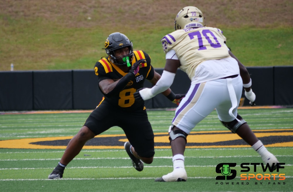 SWAC Recap: Grambling State Stuns Alcorn State 63-59 With Late Homecoming Comeback 7 Grambling vs Prairie View Sideline 14